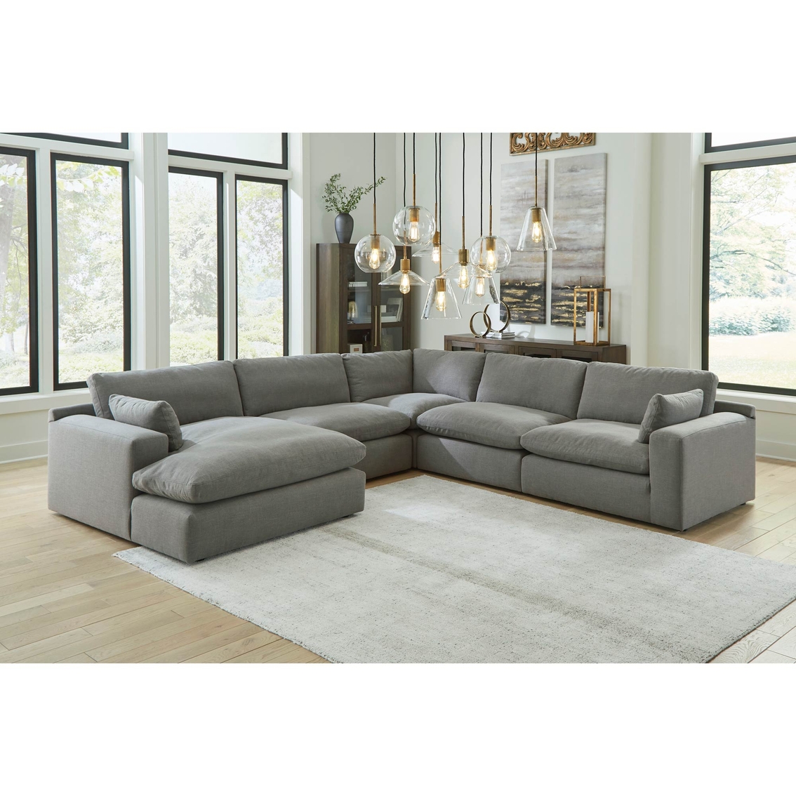 Millennium by Ashley Elyza 5 pc. Sectional with Chaise - Image 2 of 3