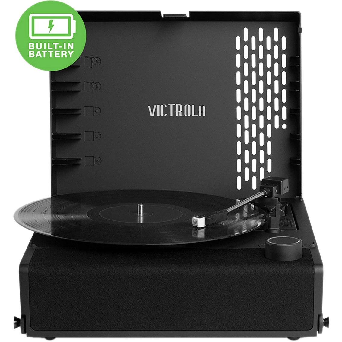 Victrola Revolution GO Portable Rechargeable Record Player - Image 2 of 6