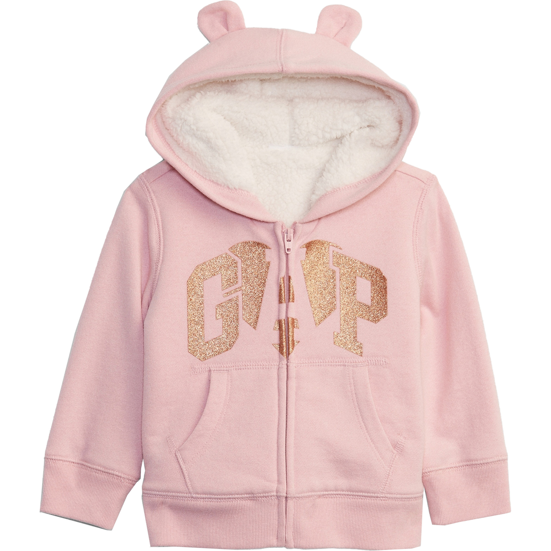 Gap Toddler Girls Cozy Full Zip Logo Hoodie | Toddler Girls 2t-5t ...