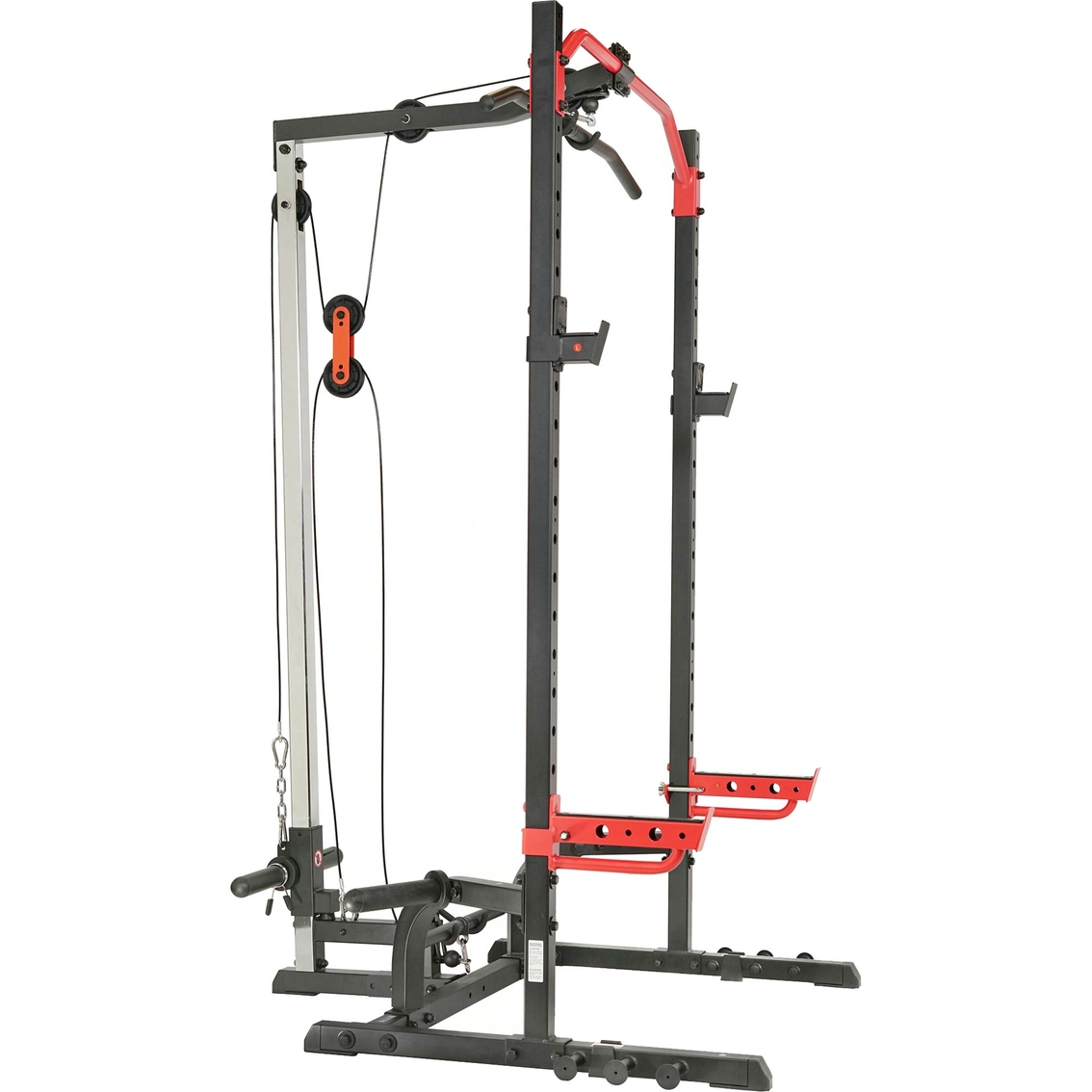 Sunny Health & Fitness Lat Pull Down Attachment Pulley System for Power Racks - Image 7 of 7