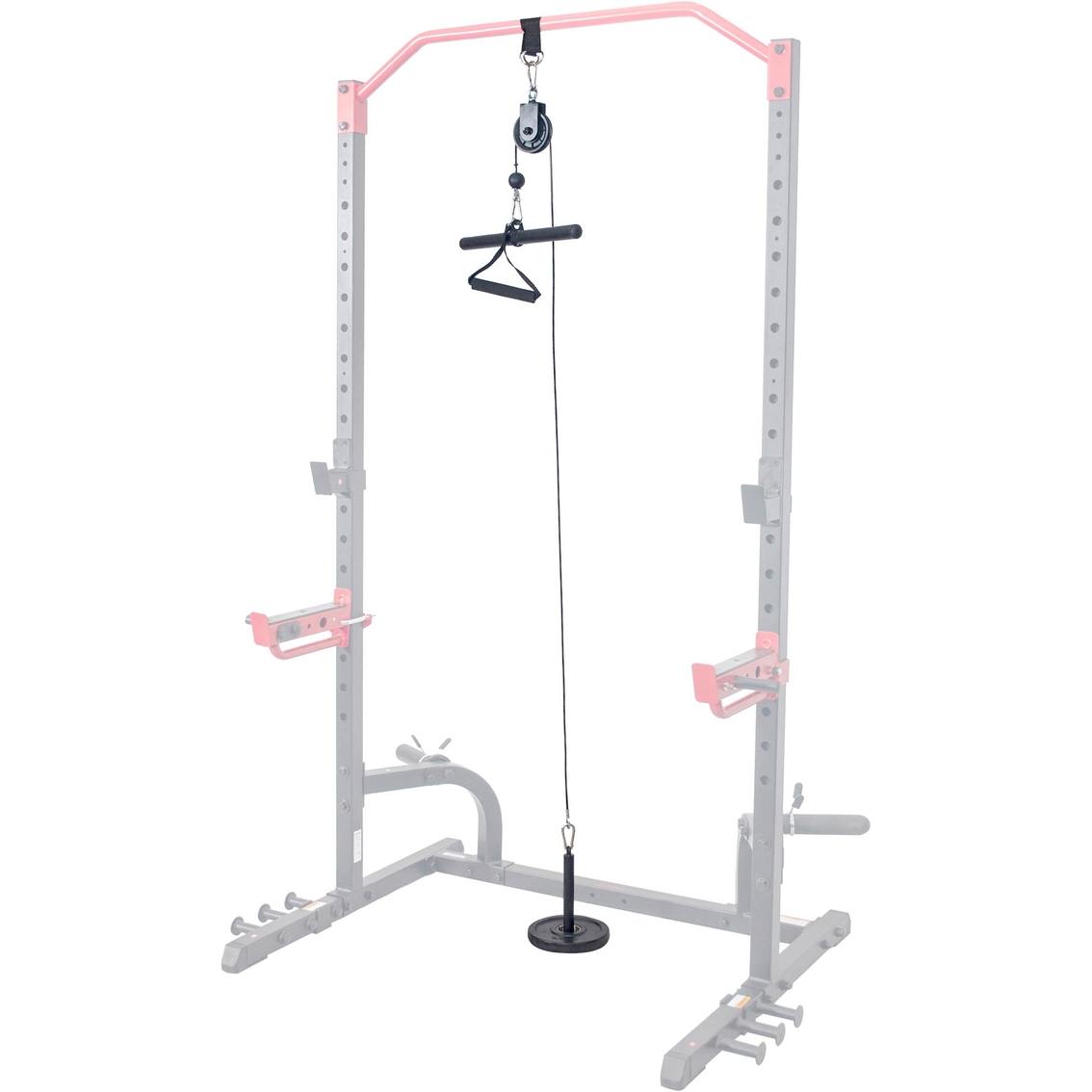 Sunny Health & Fitness Lat Pull Down Attachment for Power Racks and Cages - Image 7 of 8