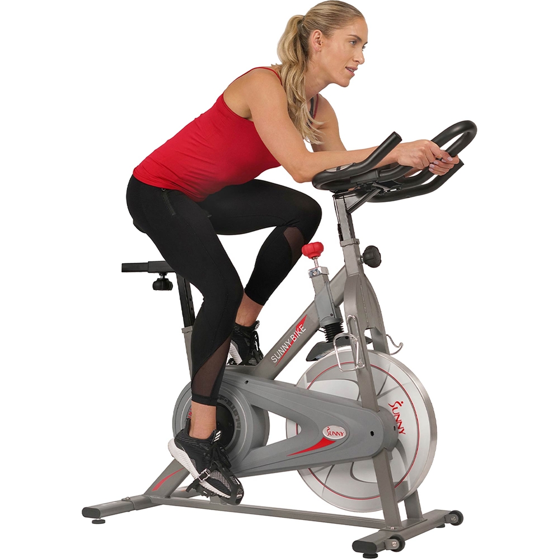 Sunny Health & Fitness Synergy Magnetic Indoor Cycling Bike - Image 2 of 10