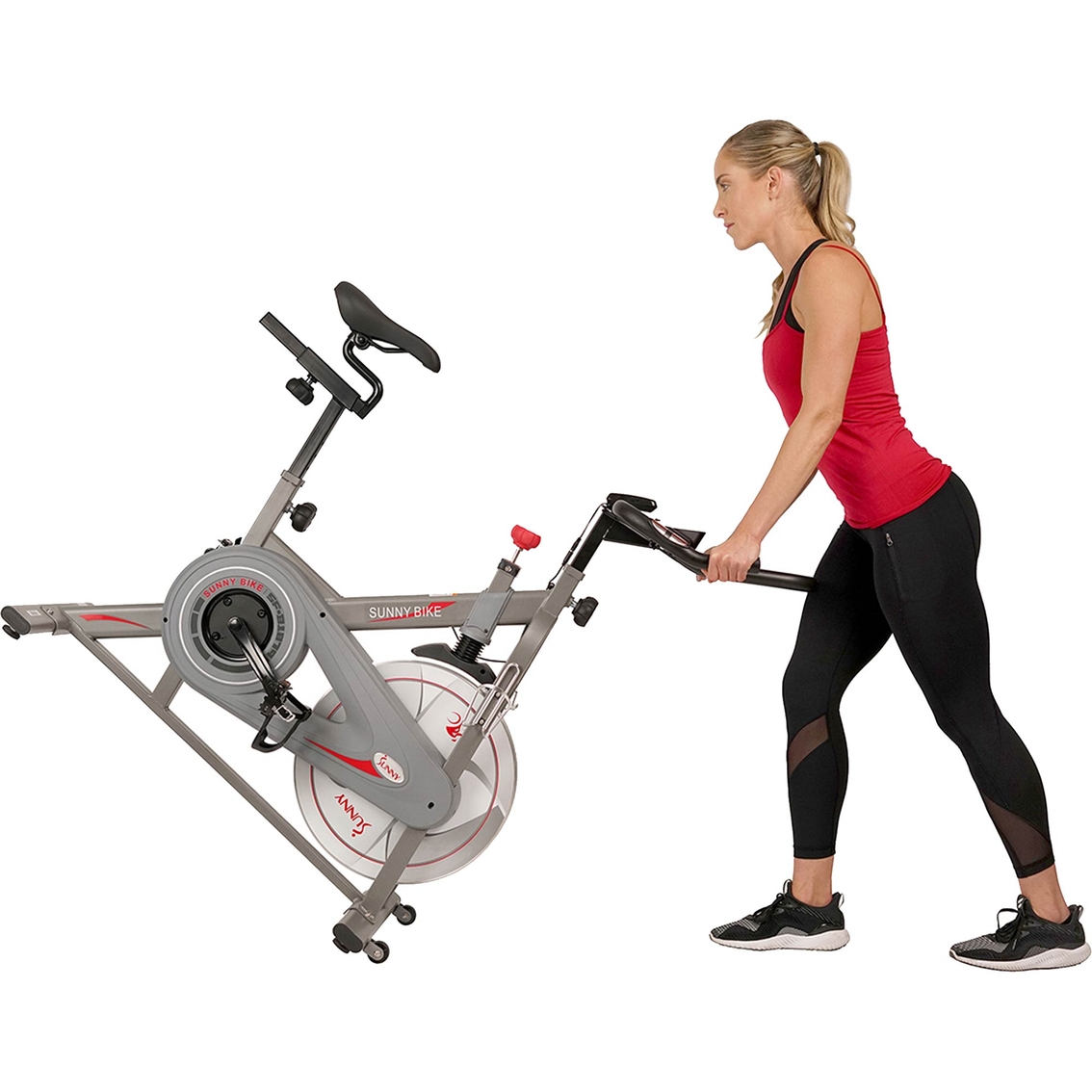 Sunny Health & Fitness Synergy Magnetic Indoor Cycling Bike - Image 7 of 10