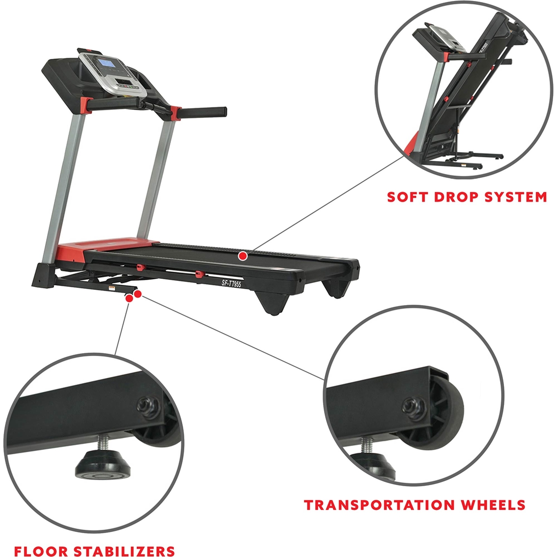 Sunny Health & Fitness Evo-fit Incline Treadmill, Cardio Equipment, Sports & Outdoors
