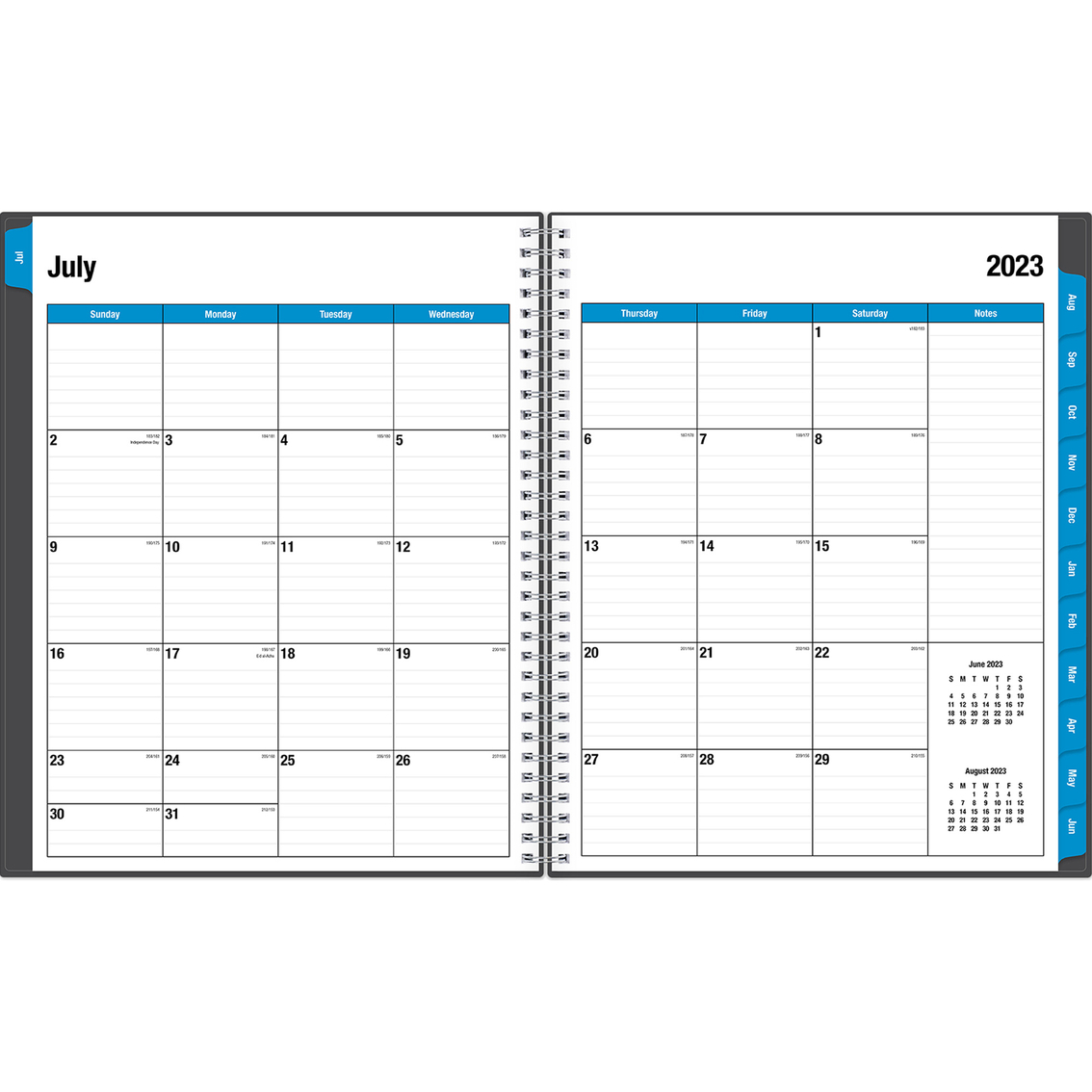 Blue Sky Collegiate 8.5 in. x 11 in. Weekly and Monthly Planner - Image 2 of 3