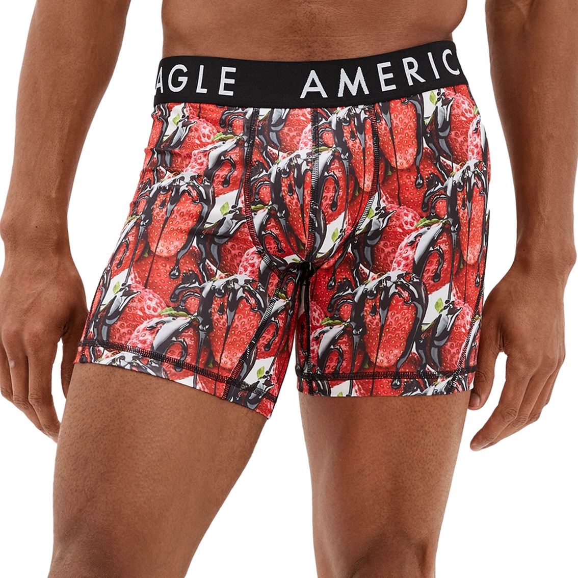 American Eagle Strawberries 6 In. Flex Boxer Briefs, Underwear, Clothing  & Accessories
