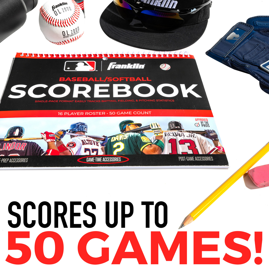 Franklin MLB Baseball and Softball Scorebook - Image 5 of 6