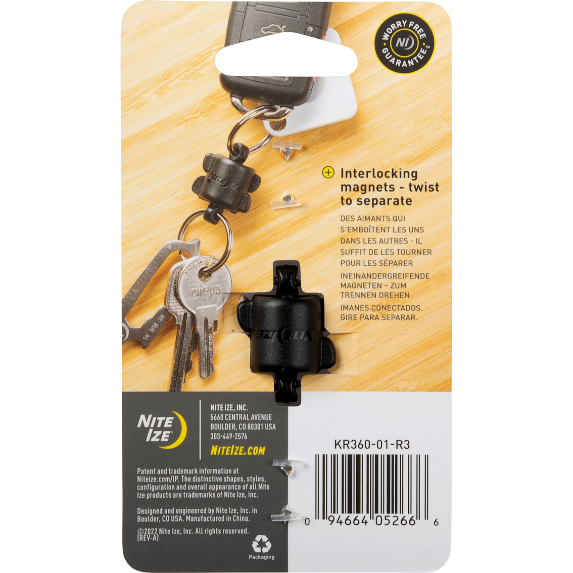 Nite Ize Key Ring 360 Magnetic Quick Connector - Image 2 of 3