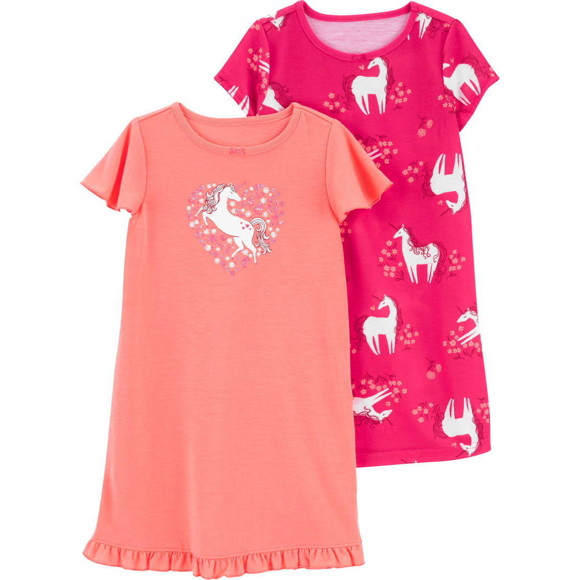 Carter's Little Girls Unicorn Nightgowns 2 Pk. | Girls 4-6x | Clothing ...