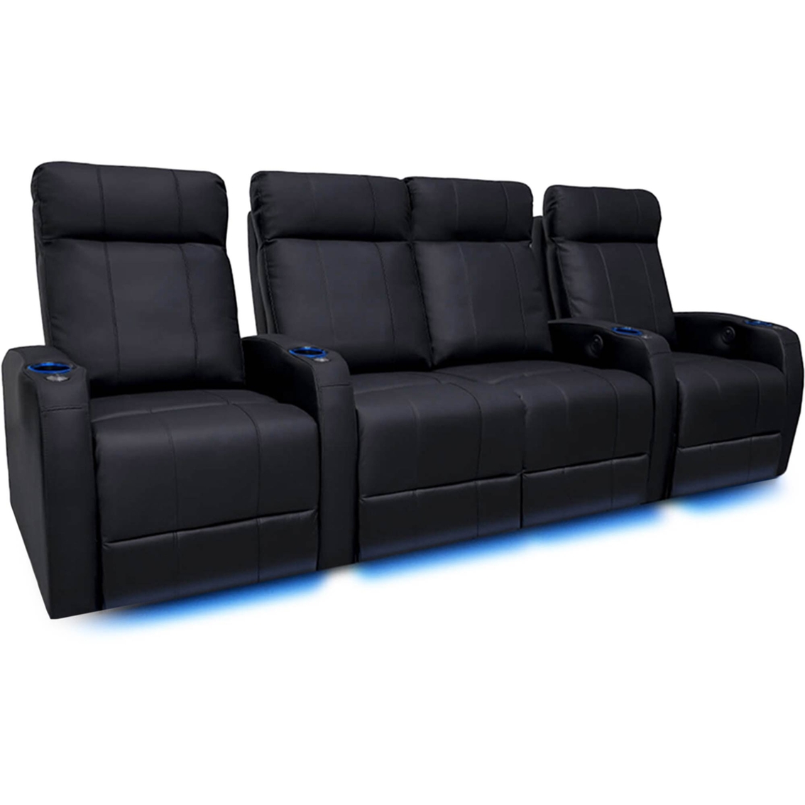 Valencia Syracuse Top Grain Leather Home Theater Seating For 4 | Chairs ...