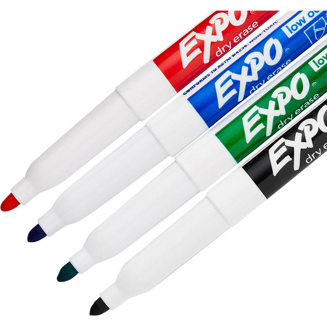 Expo Low Odor Fine Point Assorted Color Dry Erase Markers 4 pk. - Image 2 of 2