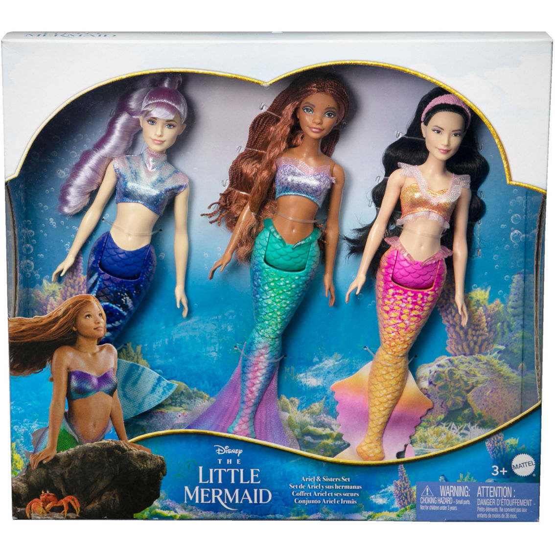 Disney The Little Mermaid Sisters Doll 3 pk.