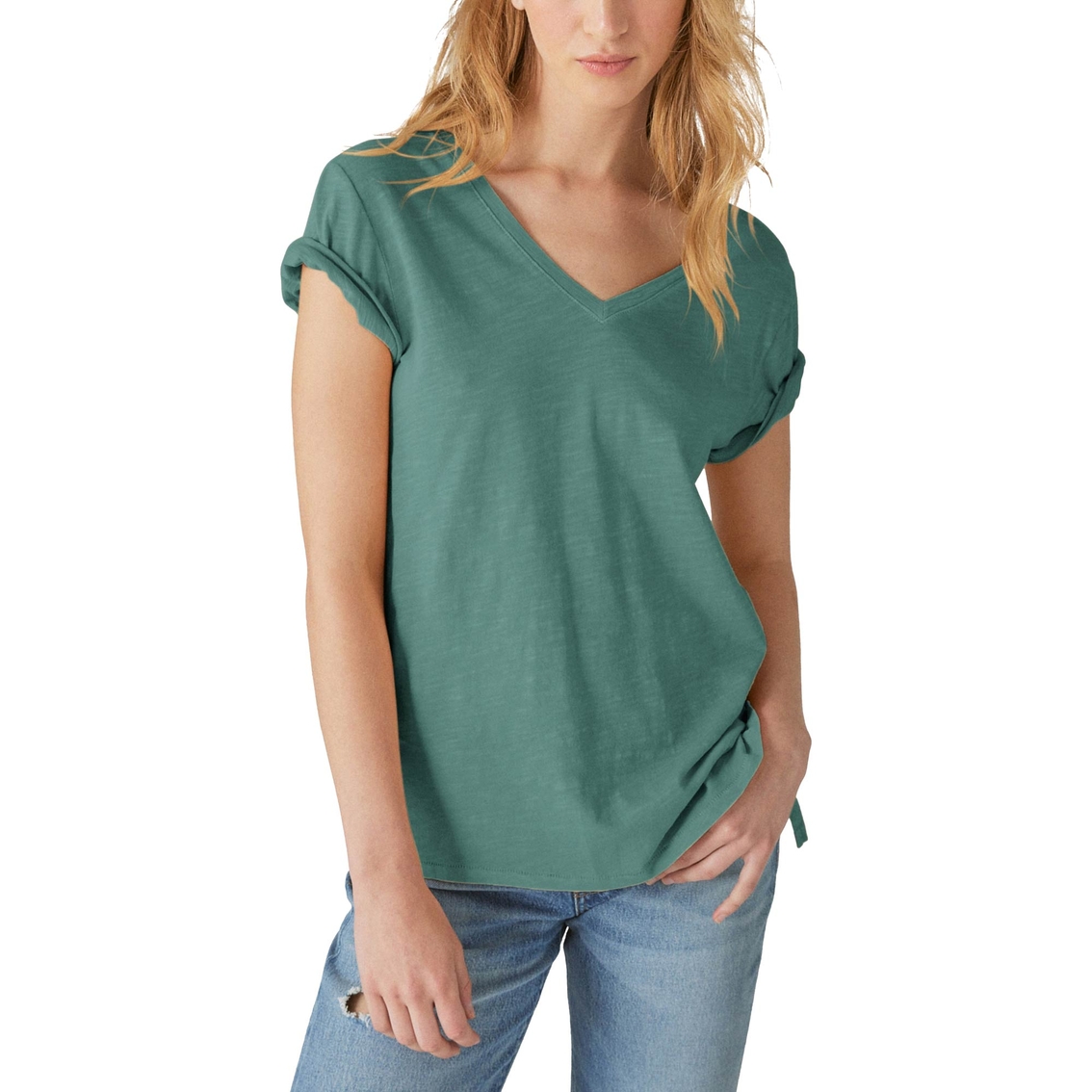 Lucky Brand Classic V Neck Tee, Tops, Clothing & Accessories