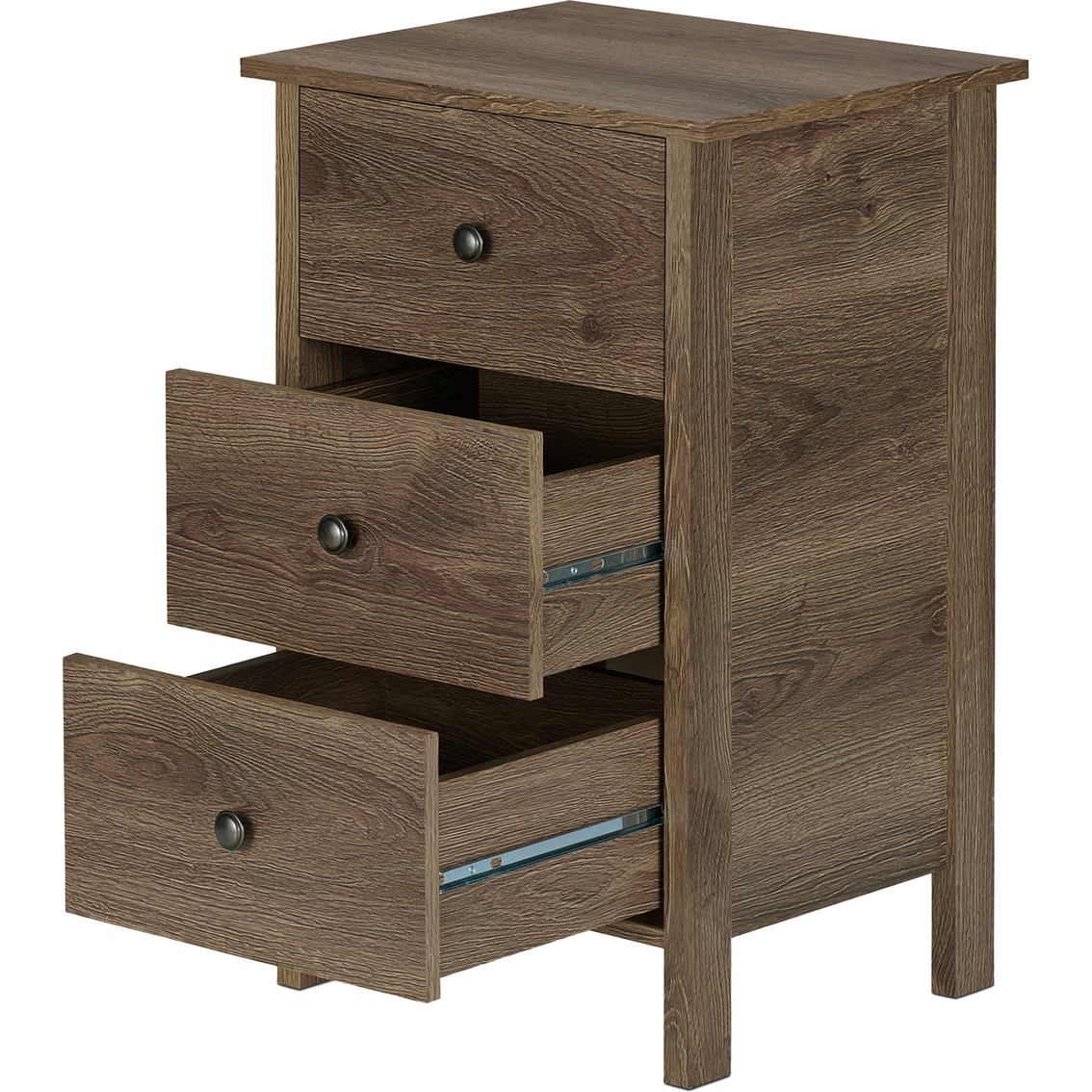 Furniture of America Daena Wood 3 Drawer Nightstand - Image 2 of 3