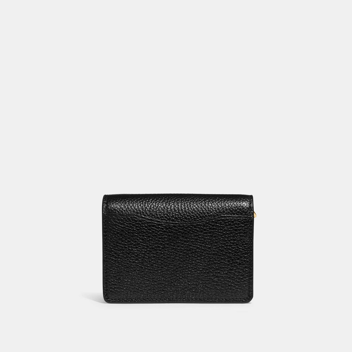 Coach Polished Pebbled Leather Half Flap Card Case | Wallets | Clothing ...
