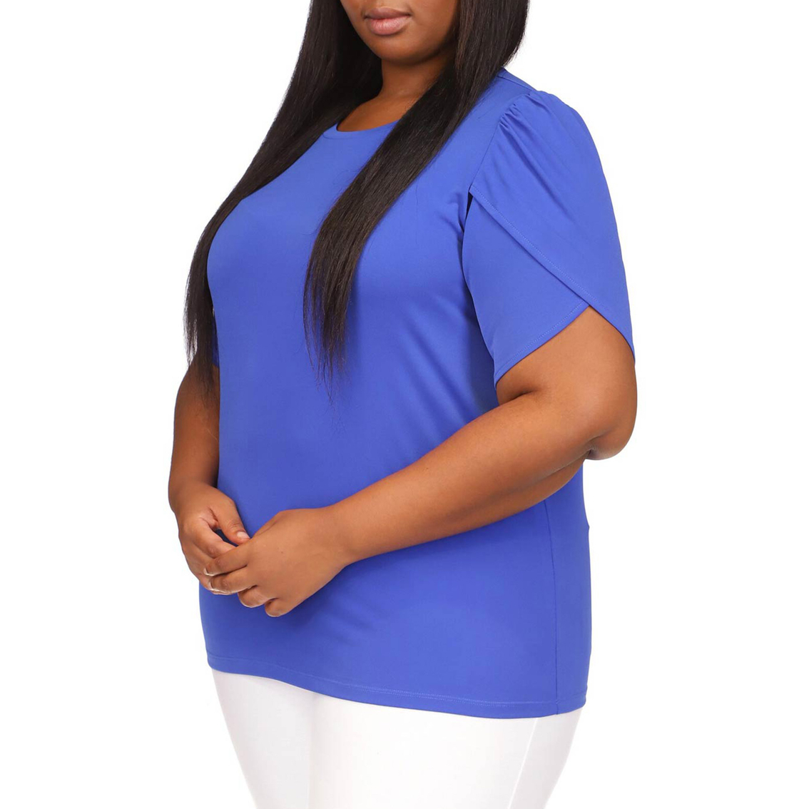 Michael Kors Plus Size Printed Petal Sleeve Top | Tops | Mother's Day Shop  | Shop The Exchange
