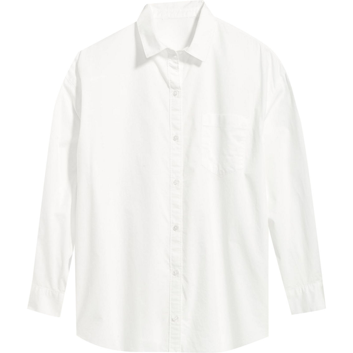 Old Navy Solid Poplin Boyfriend Shirt | Tops | Clothing & Accessories ...