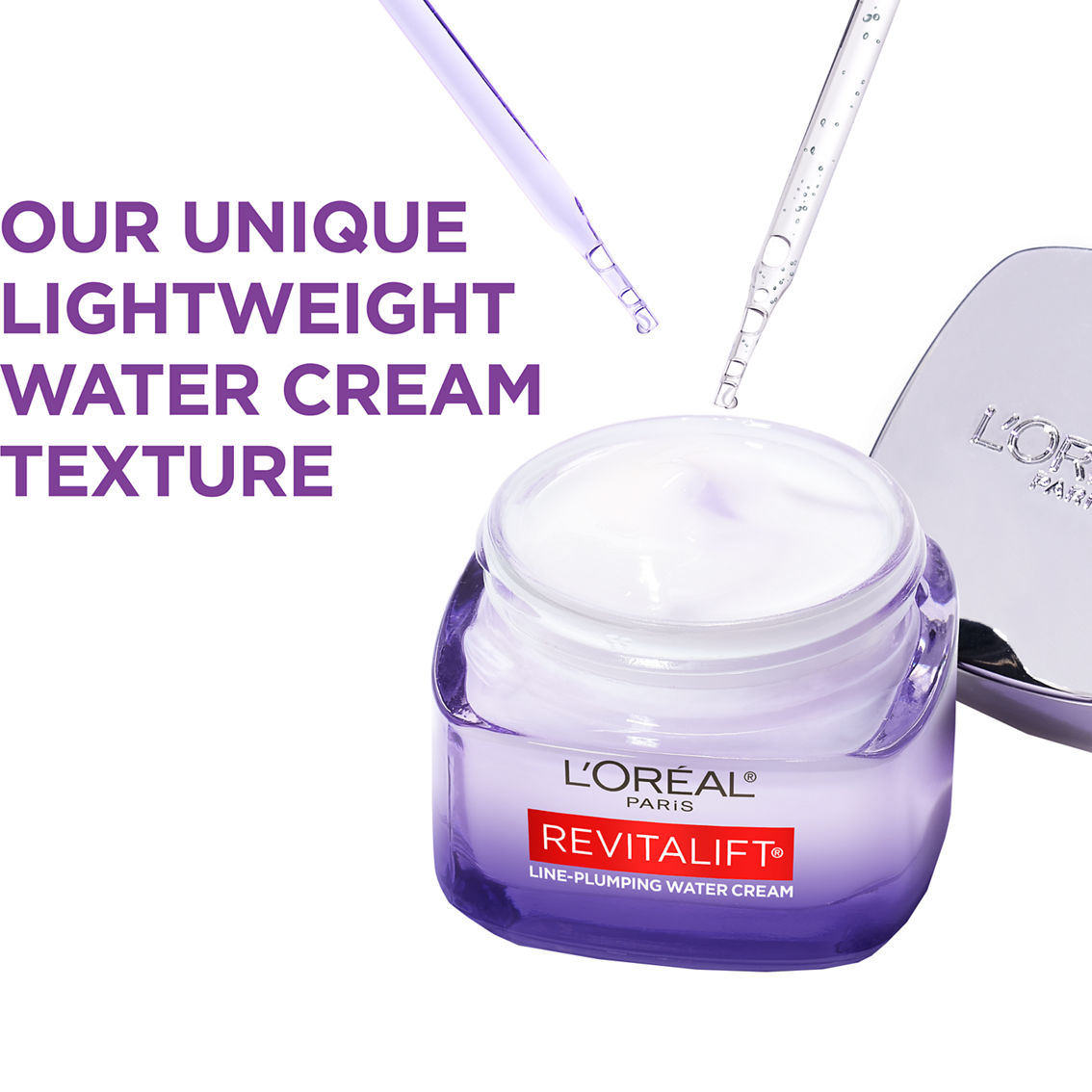 L'Oreal Micro Hyaluronic Acid + Ceramides Line-Plumping Water Cream - Image 8 of 10