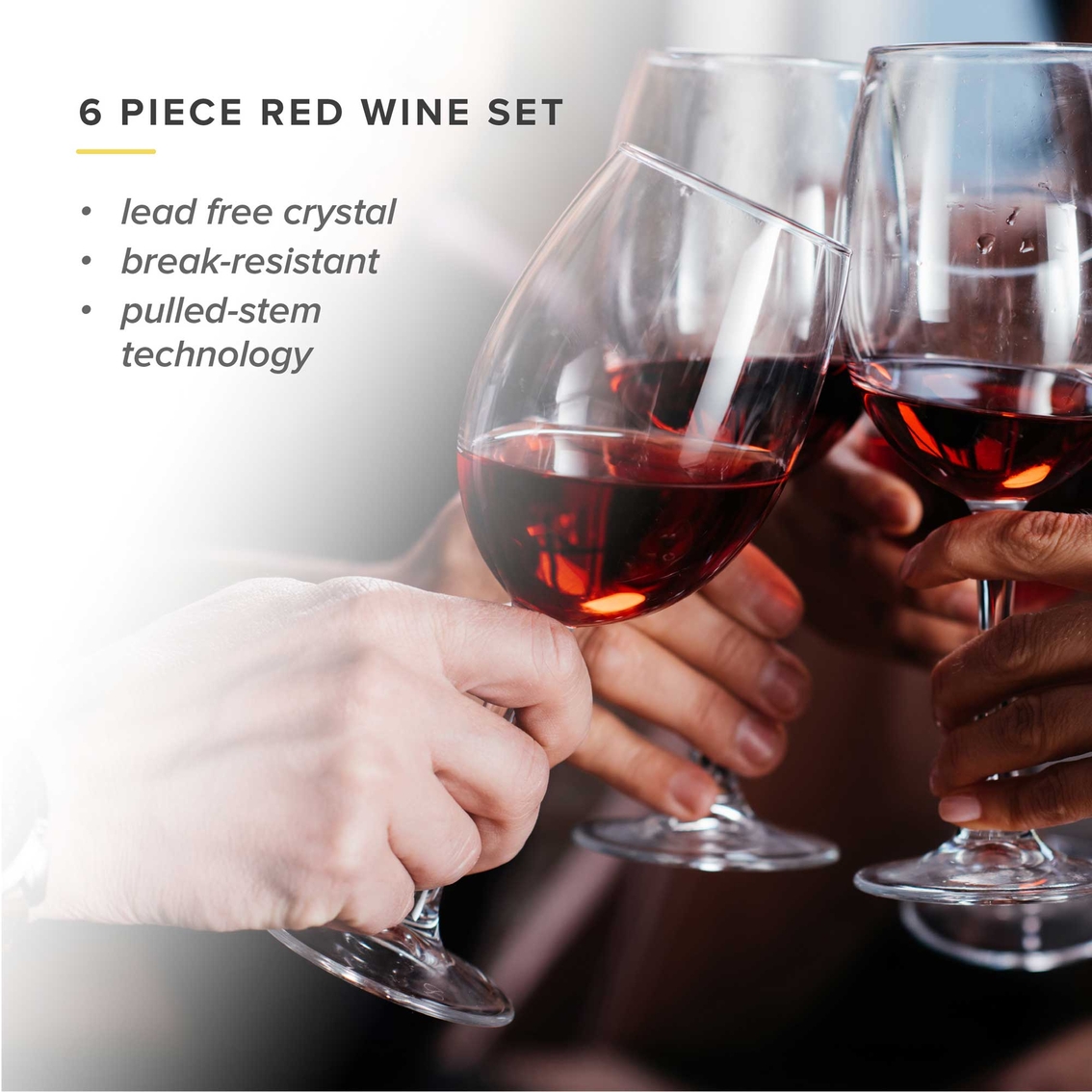 Table 12 6 pc. Red Wine Glass Set - Image 2 of 7