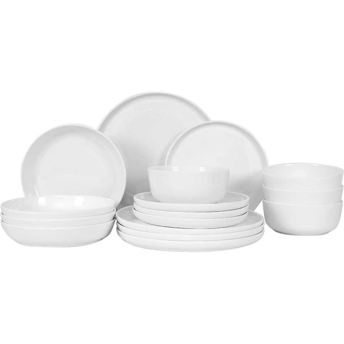 Table 12 Natural White Dinnerware Set 16 pc. - Image 7 of 7