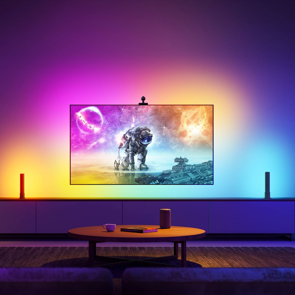 Govee's dual-lens, TV-syncing backlight now fits even bigger TVs