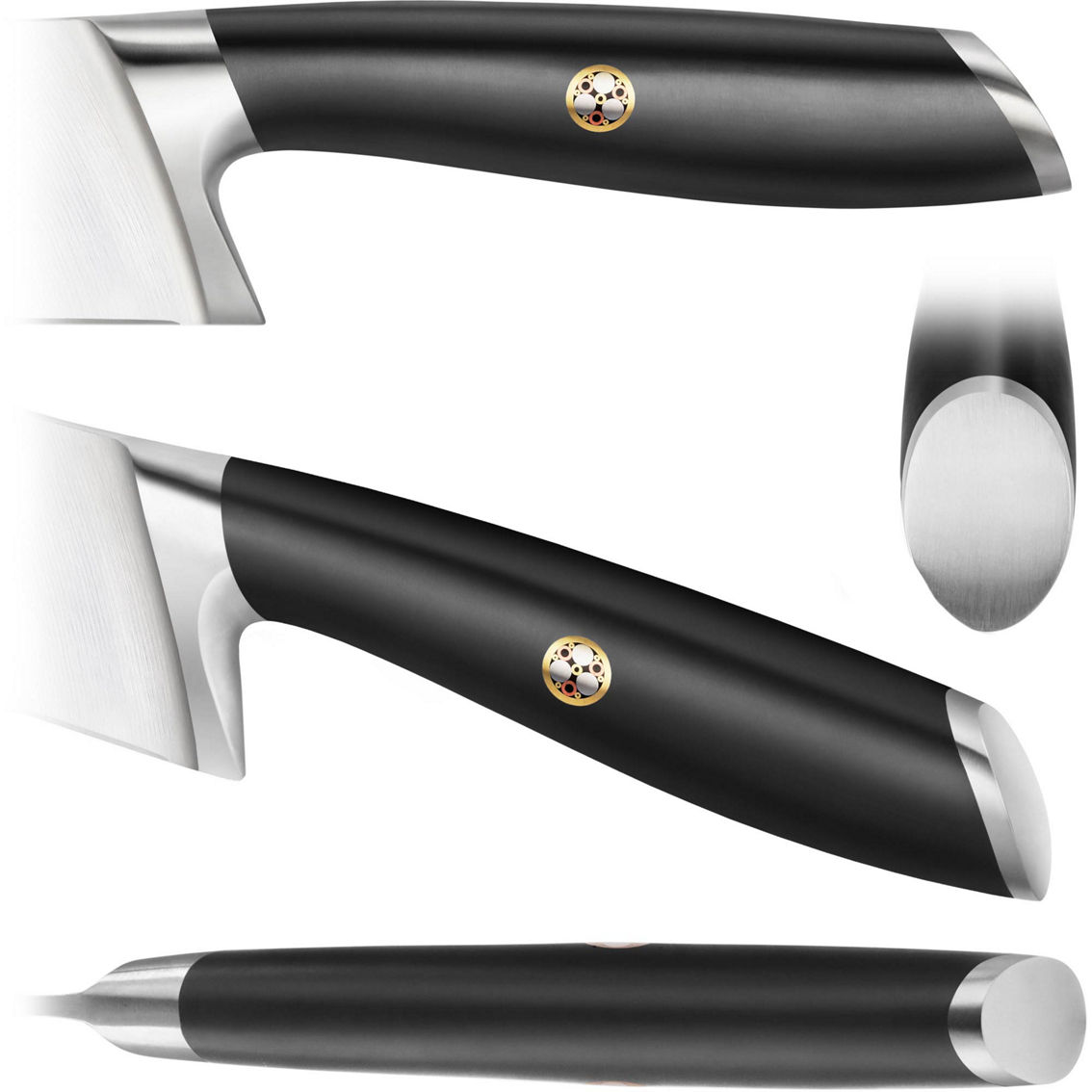 Cangshan Cutlery L Series Cleaver Knife Block 7 pc. Set, Black - Image 7 of 9