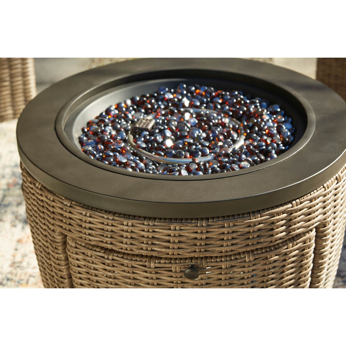 Signature Design by Ashley Malayah Fire Pit 3 pc. Set - Image 10 of 10