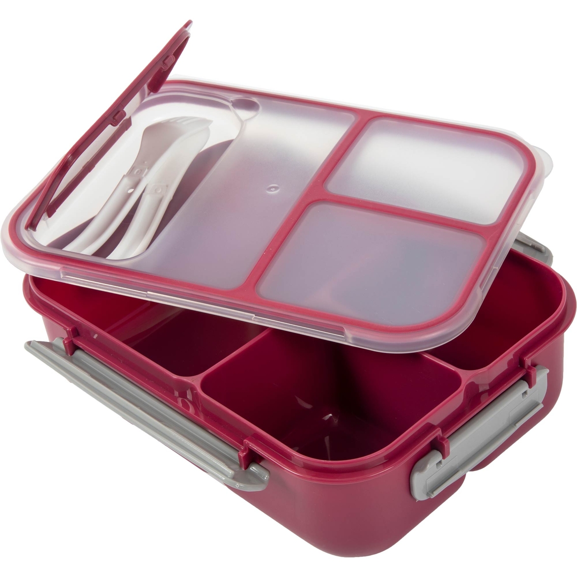 Spice by Tia Mowry Spicy Thyme 10 in. Lunch Kit with Folding Fork and Spoon - Image 2 of 2