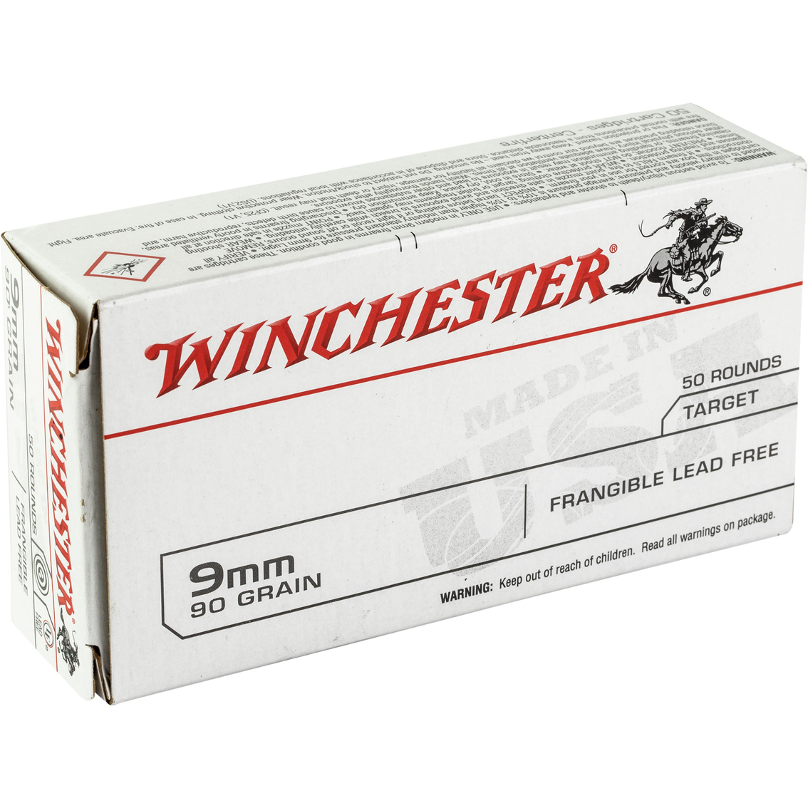 Winchester USA 9MM 90 Gr. Lead Free Frangible 50 Rounds - Image 2 of 4