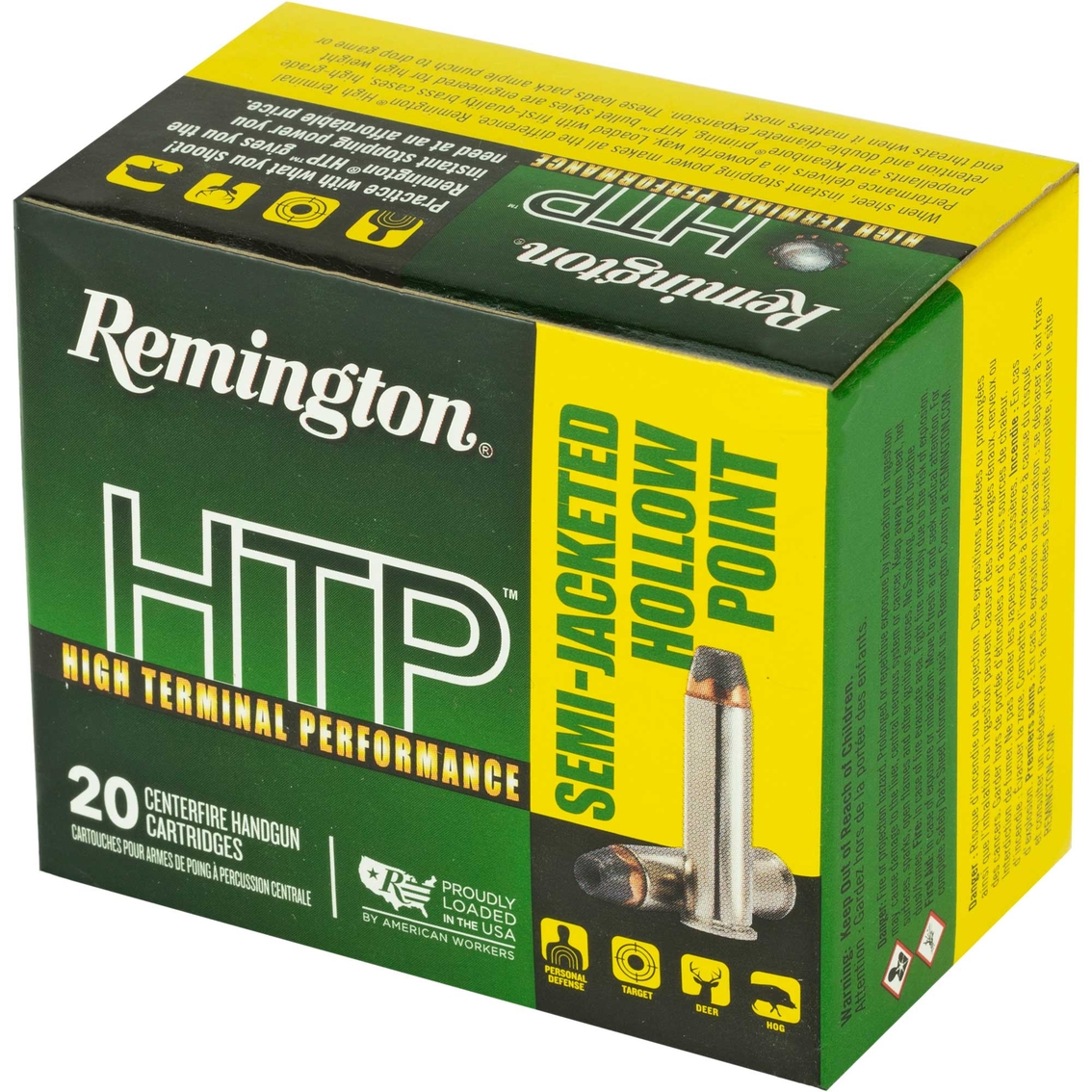 Remington High Terminal Performance .357 Magnum 158 Gr. Semi-JHP 20 Rounds - Image 2 of 4