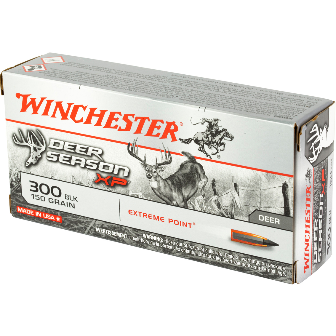 Winchester Deer Season XP .300 Blackout 150 Gr. Ballistic Tip 20 Rounds - Image 3 of 4