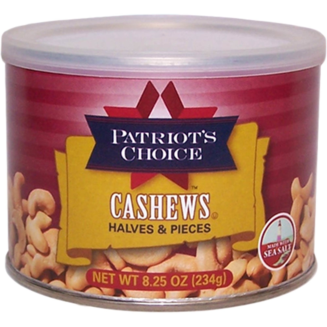 Patriot's Choice Cashew Halves & Pieces 8.25 oz.
