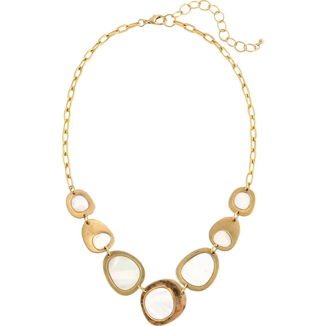 Carol Dauplaise White Shell Frontal Necklace | Other Necklaces ...