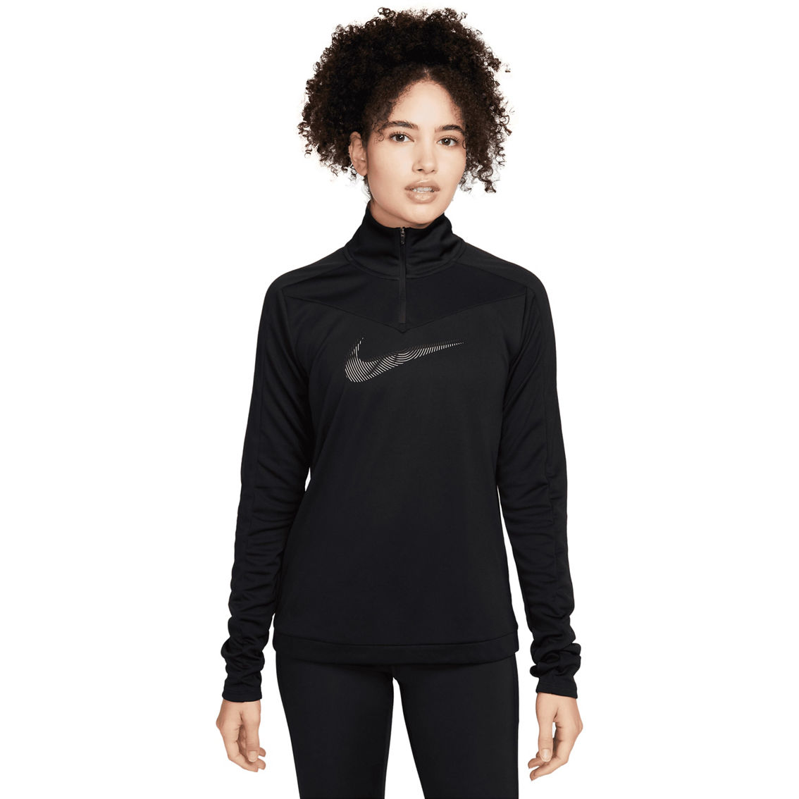 Nike Dri Fit Swoosh Quarter Zip Running Top | Tops | Clothing ...