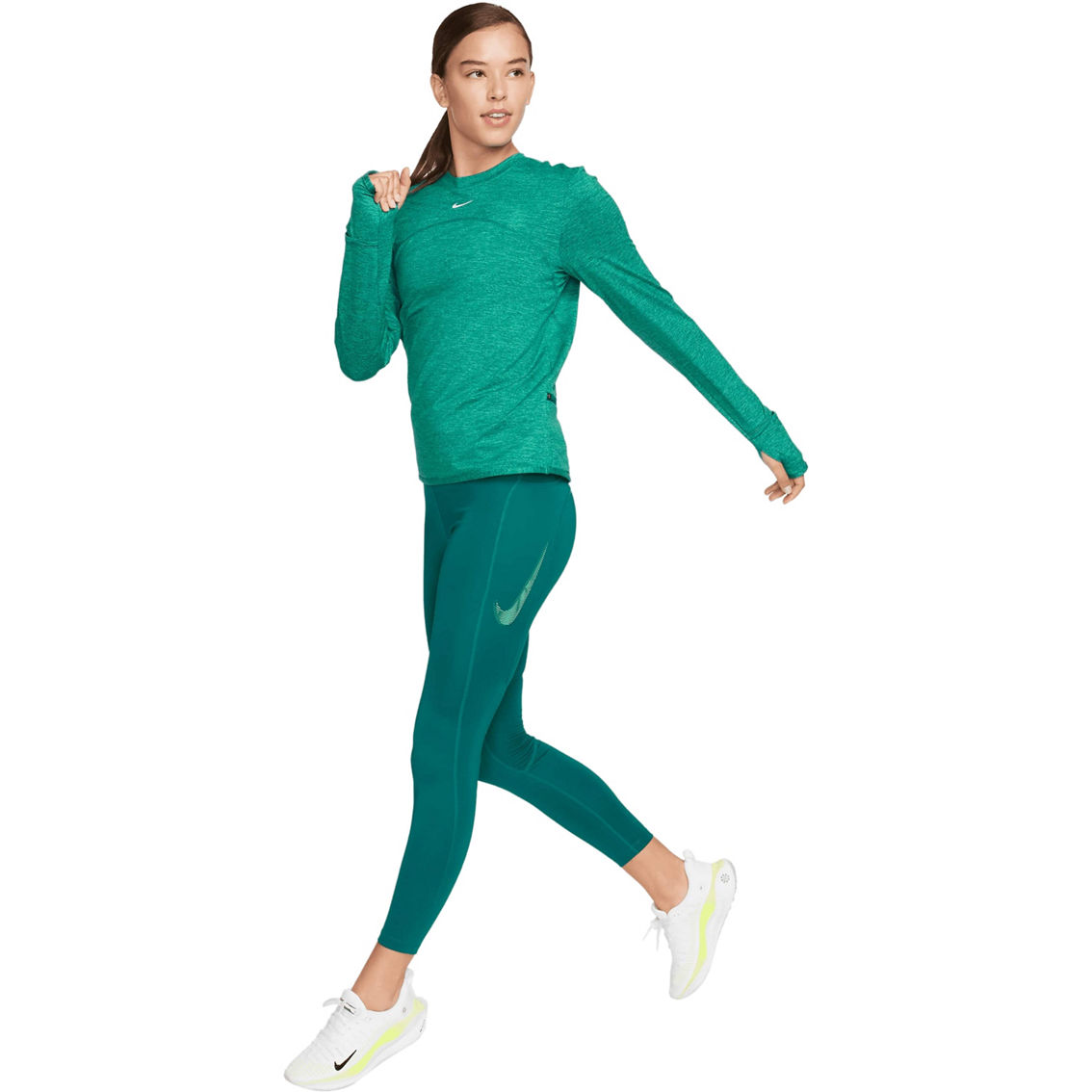 Nike Fast Mid Rise 7/8 Graphic Leggings With Pockets, Leggings, Clothing  & Accessories