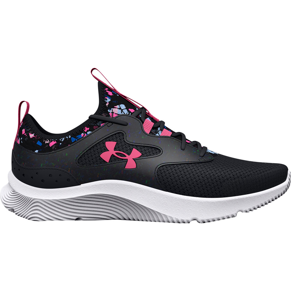 Under Armour Grade School Girls Infinity 2.0 Printed Running Shoes - Image 2 of 5