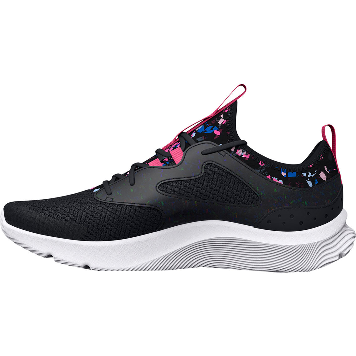 Under Armour Grade School Girls Infinity 2.0 Printed Running Shoes - Image 3 of 5