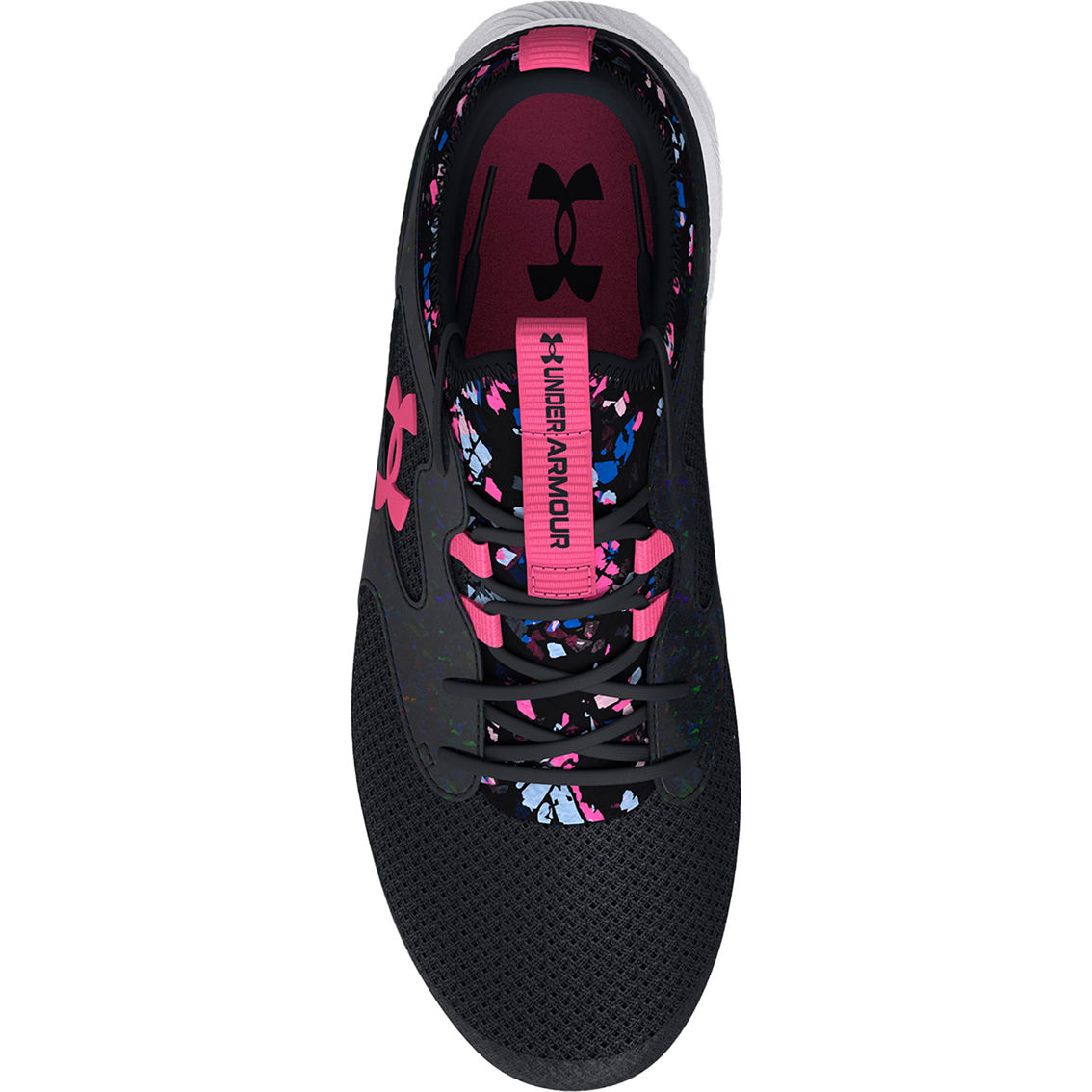 Under Armour Grade School Girls Infinity 2.0 Printed Running Shoes - Image 4 of 5