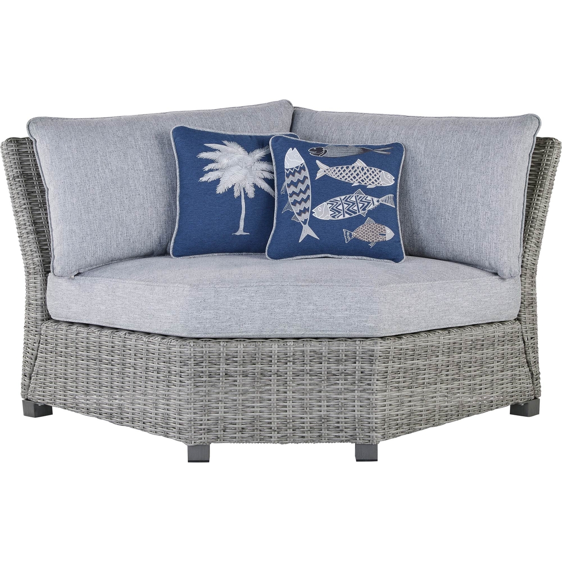 Signature Design by Ashley Naples Beach Outdoor 3 pc. Sectional - Image 3 of 10
