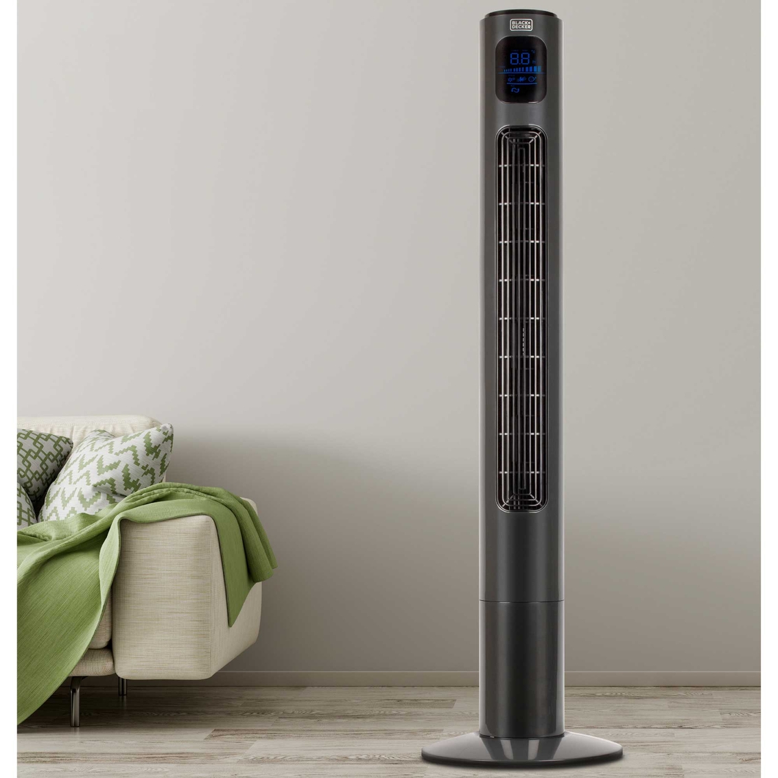 Black + Decker 46 in. Tower Fan with Remote - Image 3 of 7