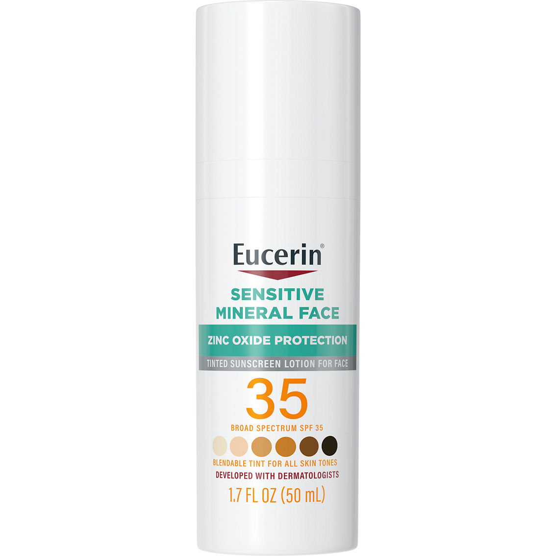 Eucerin Tinted Sensitive Mineral SPF 35 Face Sunscreen, 1.7 oz. - Image 2 of 4