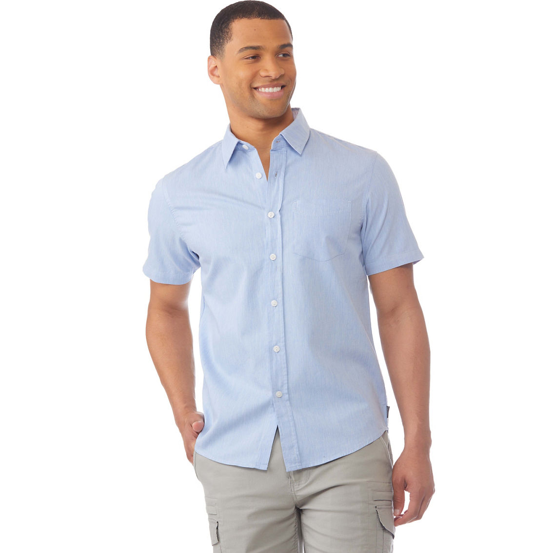 Ocean Current Sandoval Streaky Heather Woven Shirt | Shirts | Clothing ...