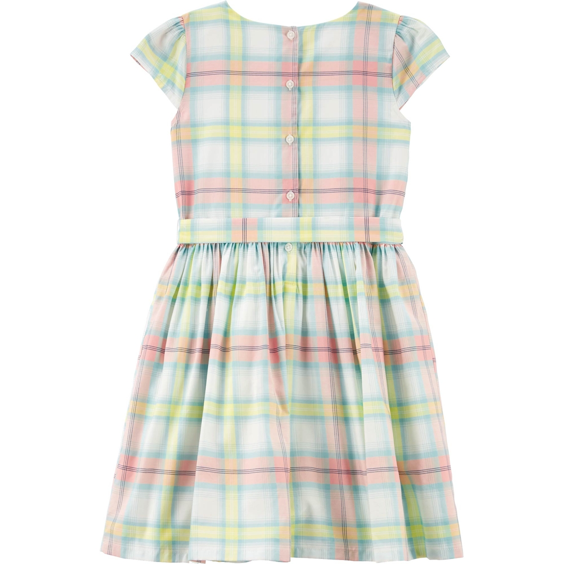 Carter's Little Girls Plaid Easter Sateen Dress | Girls 4-6x | Clothing ...