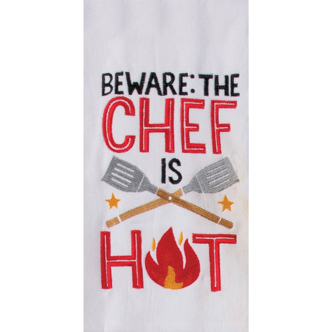 Kay Dee Designs Chef Is Hot Embroidered Dual Purpose Terry Towel ...