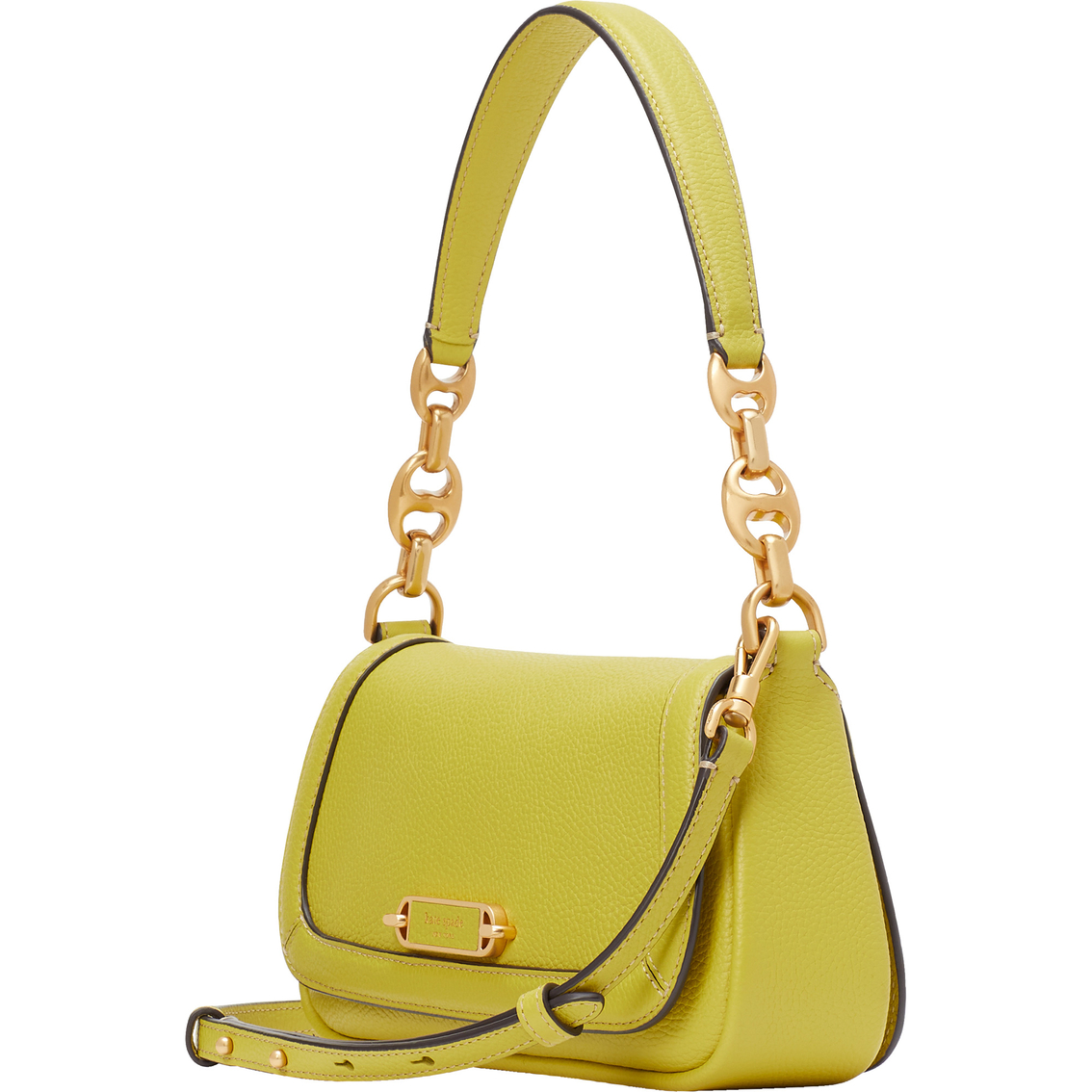 Kate Spade New York Gramercy Pebbled Leather Small Flap Shoulder Bag ...