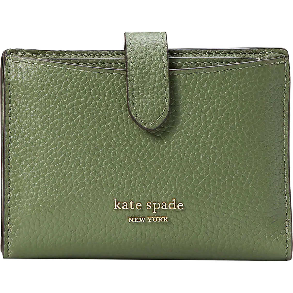 Kate Spade New York Hudson Pebbled Leather Small Bifold Wallet ...