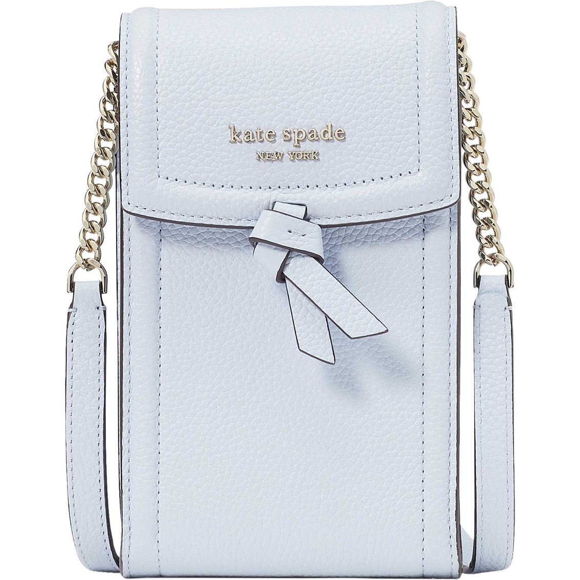 Kate Spade Knott Pebbled Leather Medium Shoulder Bag in White