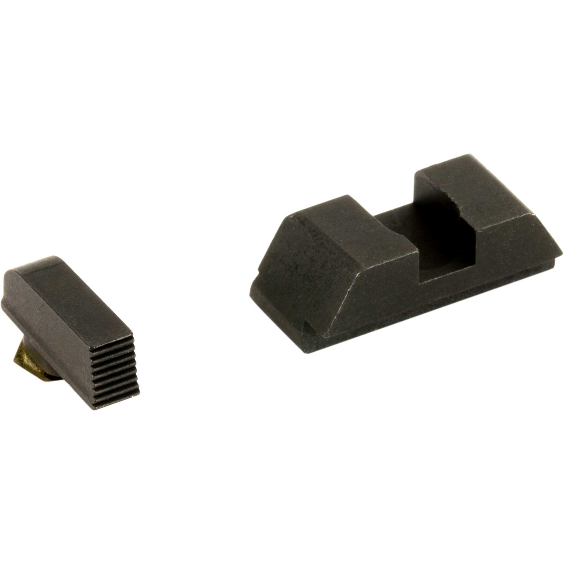 AmeriGlo Defoor Serrated Front/Black Rear Sight For Glock 42/43 Black - Image 2 of 2