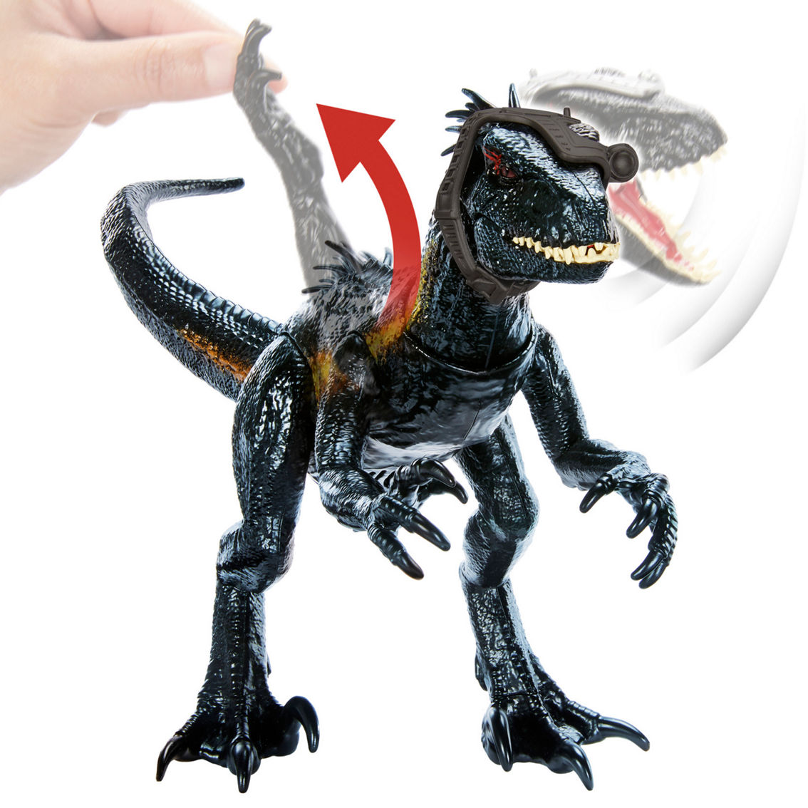 Jurassic World Fierce Changers Chase 'N Roar Tyrannosaurus Rex Toy - Image 4 of 6
