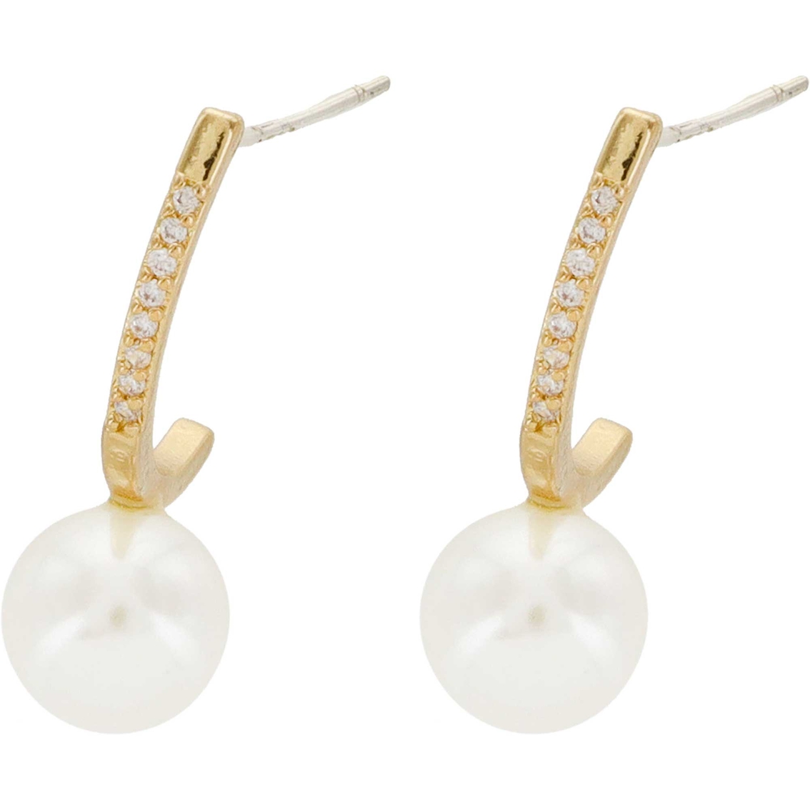 Panacea Crystal Pearl Drop Earrings | Fashion Earrings | Jewelry ...